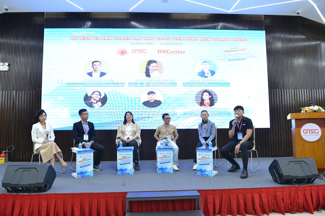 Hơn 700 sinh viên CNTT tham gia hội thảo và tuyển dụng tại Công viên Phần mềm Quang Trung - HDH 0471