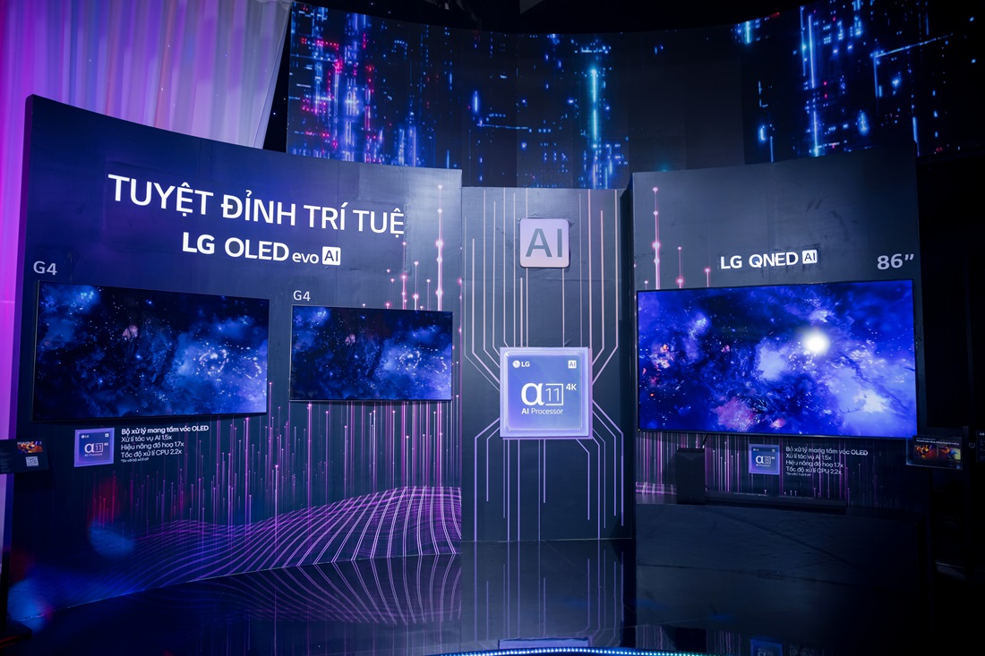 LG giới thiệu loạt kiệt tác TV 2024, chinh phục trải nghiệm giải trí đỉnh cao - Chip Alpha 11 Processor 1