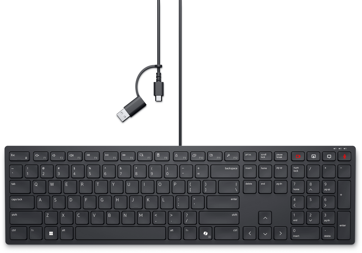 Các dòng AI PC tích hợp Copilot+ của Dell đã ra mắt - Dell Wired Collaboration Keyboard 3