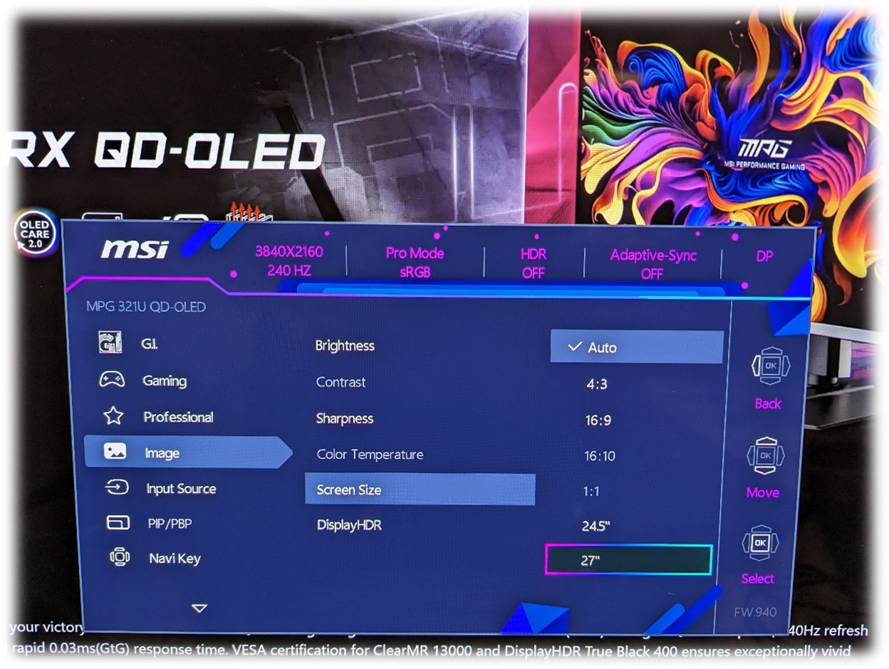 Màn hình MSI QD-OLED được nâng cấp Firmware, nhiều cập nhật đáng giá - msi man hinh