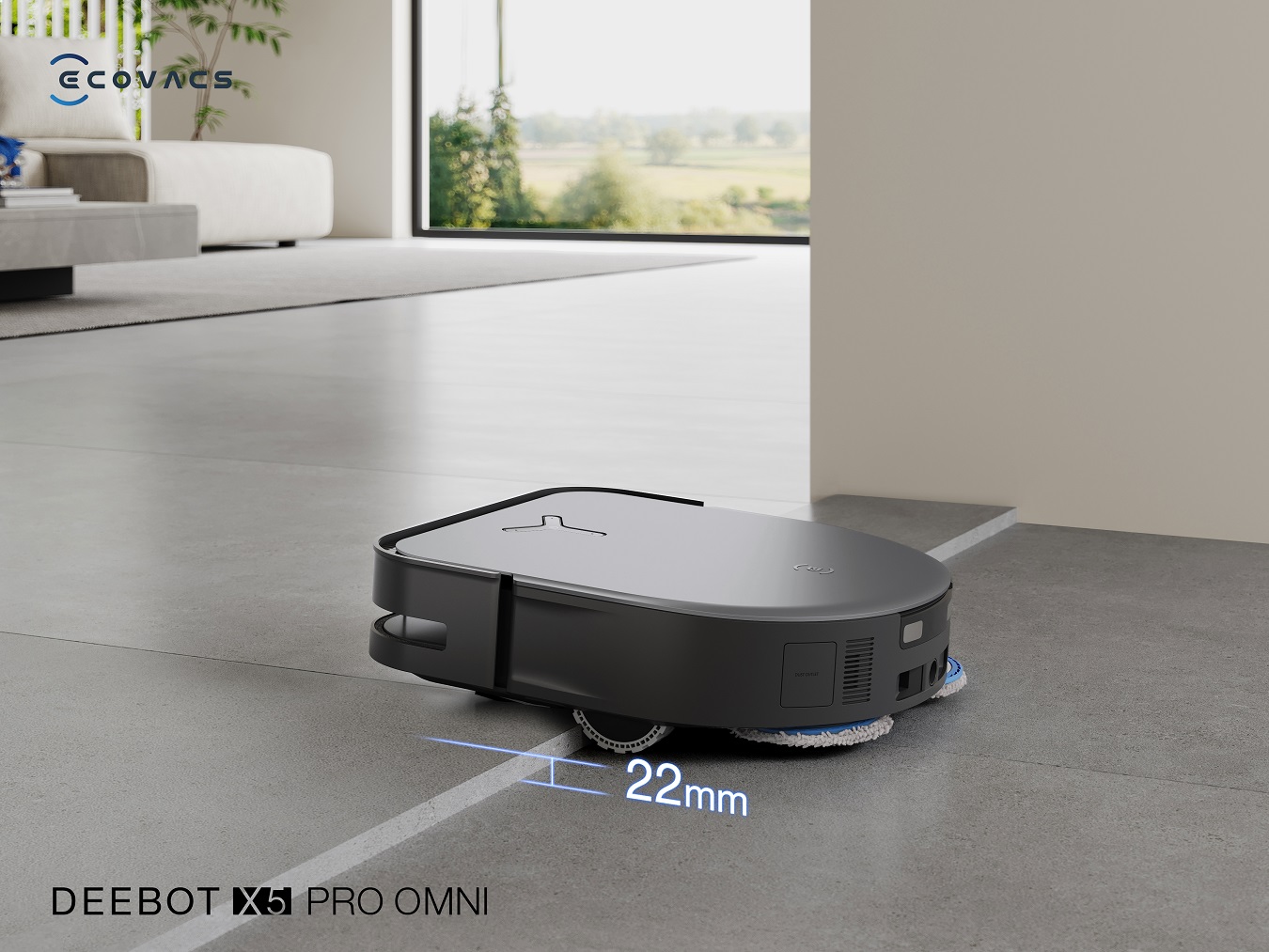 DEEBOT X5 PRO OMNI robot hút bụi và lau nhà có cải tiến AI của ECOVACS - 16 1