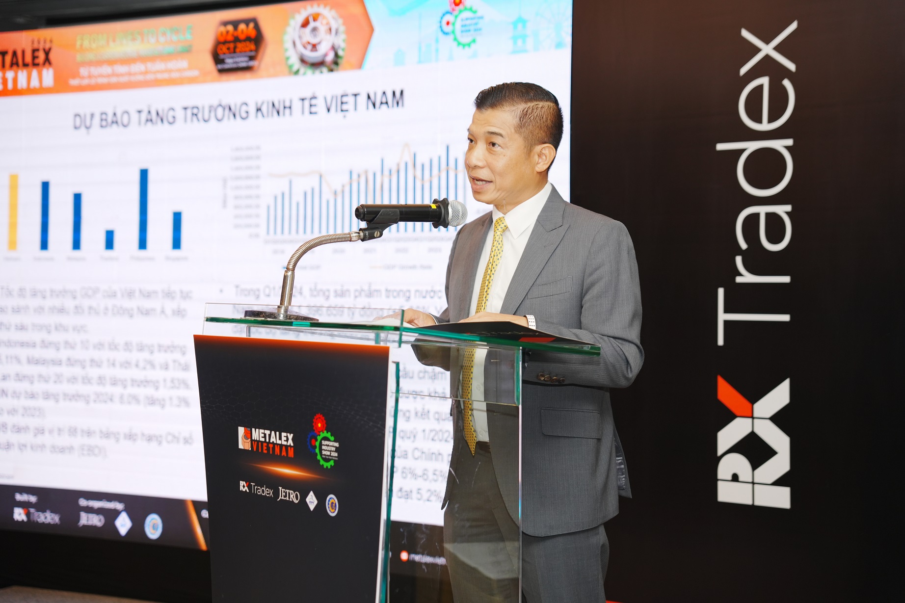 METALEX Vietnam 2024, cơ hội thúc đẩy nền công nghiệp hỗ trợ Việt Nam - Ong Vu Trong Tai Tong Giam Doc RX Tradex Vietnam