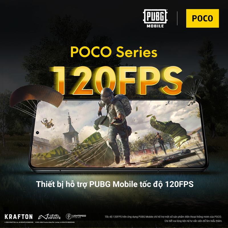 POCO công bố đồng hành cùng giải PUBG MOBILE 2024 - POCO x PUBG 11