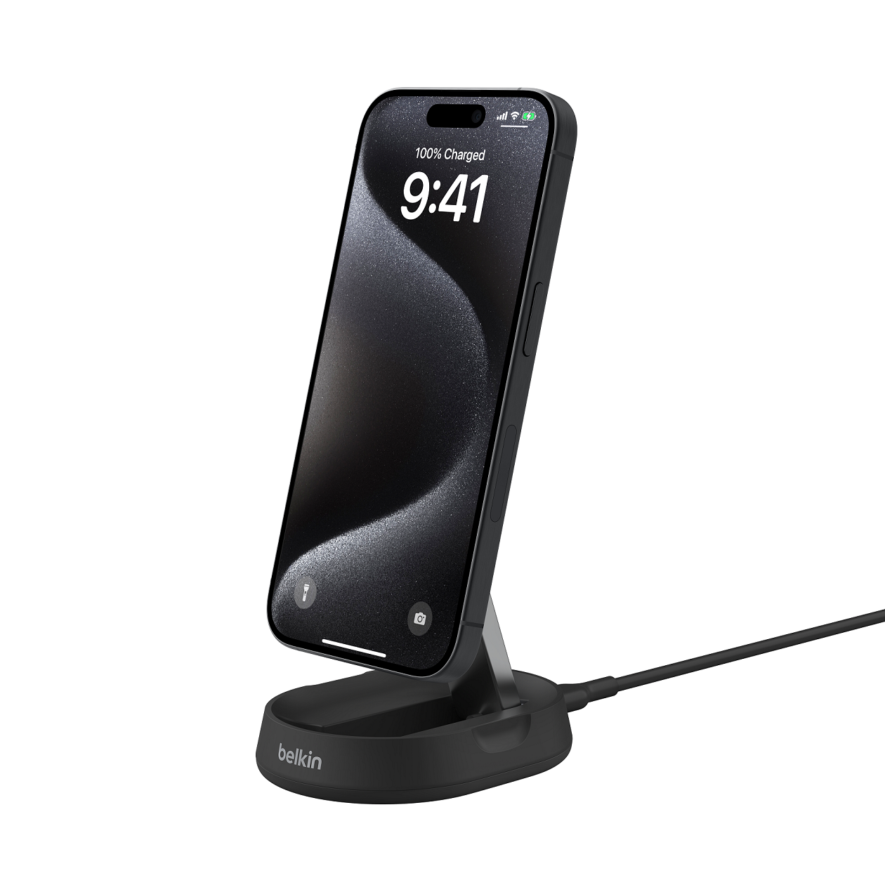 Belkin BoostCharge Pro Qi2 giá 1,6 triệu đồng, đắt xắt ra miếng, chuẩn xịn - WIA008 BK BoostChargePro Magnetic Qi2 NPI GTM HERO Phone 01 WEB