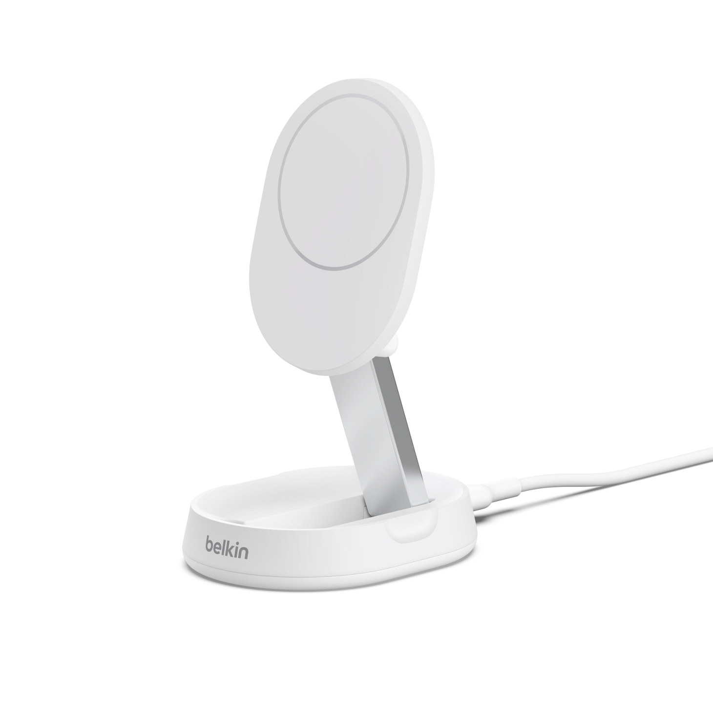 Belkin BoostCharge Pro Qi2 giá 1,6 triệu đồng, đắt xắt ra miếng, chuẩn xịn - WIA008 WH BoostChargePro Magnetic Qi2 NPI GTM HERO 1 WEB