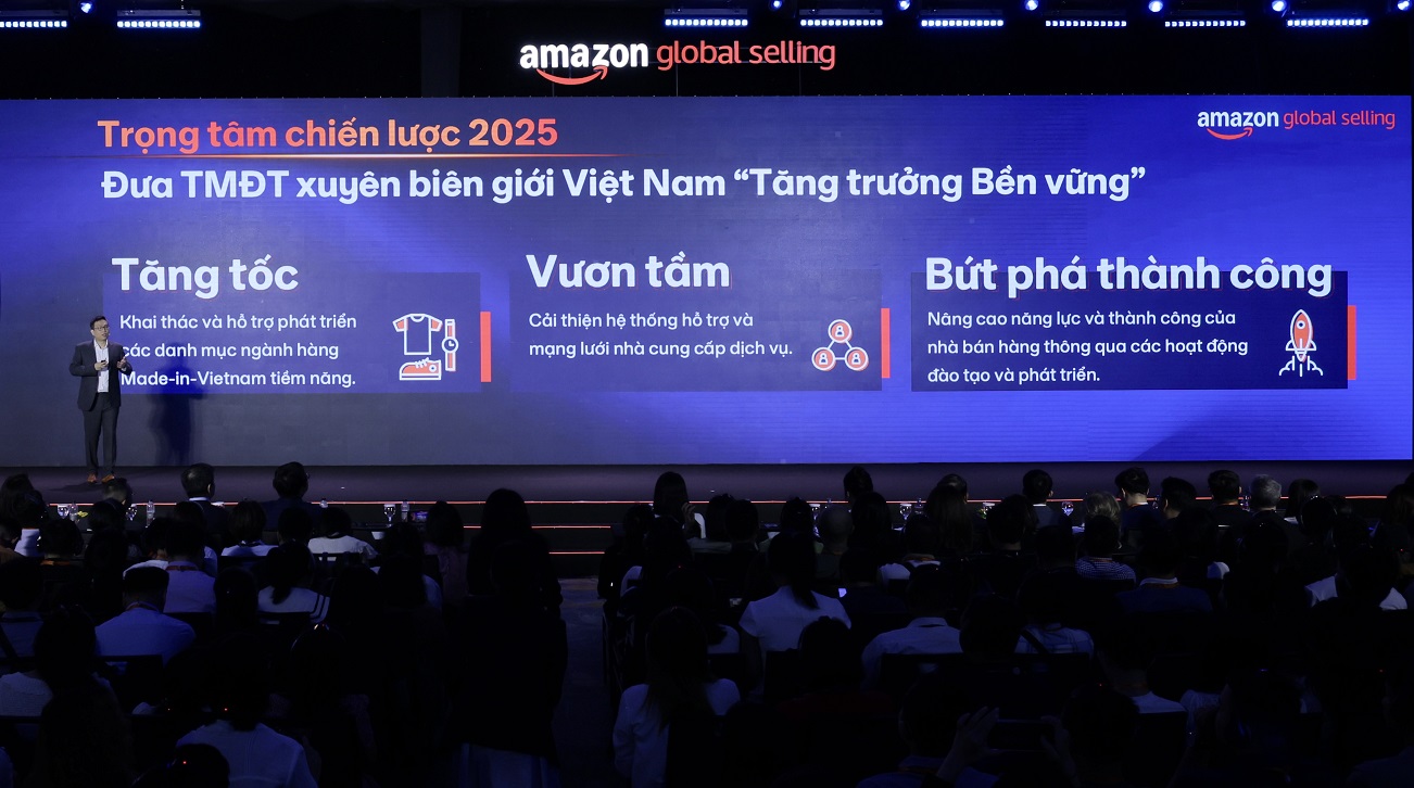 Trọng tâm chiến lược 2025 của Amazon Global Selling Việt Nam là đển TMĐT xuyên biên giới Việt Nam cất cánh toàn cầu - HINH 2 12