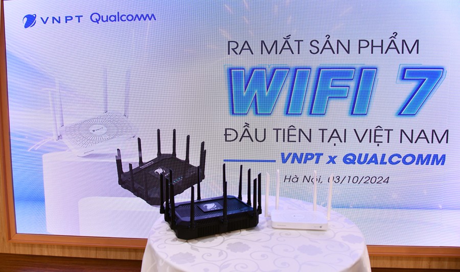 VNPT cung cấp dịch vụ internet công nghệ XGS-PON WiFi 7 của Quacomm tại Việt Nam - Thiet bi cung cap dich vu Internet tai nha khach hang XGS PON WiFi 7 duoc thiet ke va san xuat boi VNPT Technology