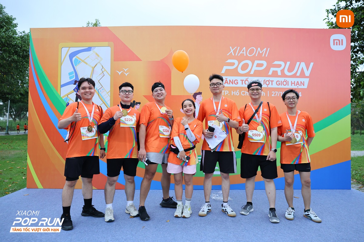 Giải chạy Xiaomi POP Run 2024 và cột mốc 17.000 chiếc Smart Band 9 đã được bán ra tại Việt Nam - Xiaomi POP Run 2024 8