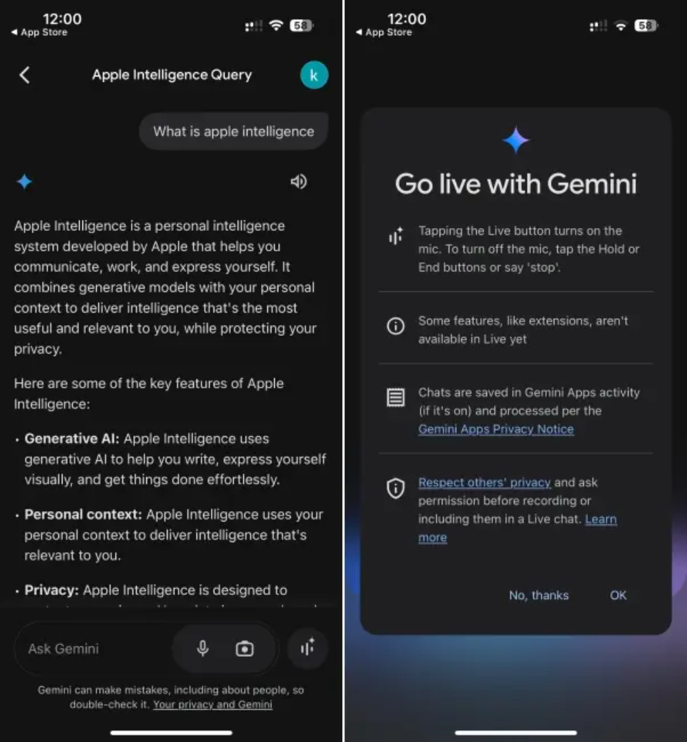 Google đưa ứng dụng Gemini AI đến iPhone - 2 6