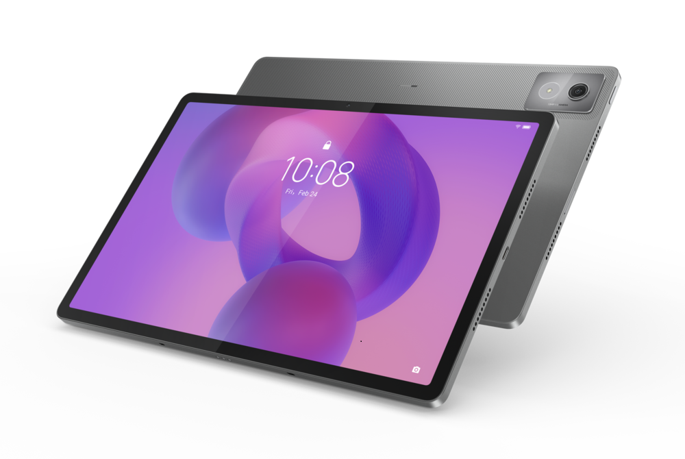 CES 2025: Lenovo ra mắt dải sản phẩm tích hợp AI vượt trội, nâng tầm hỗ trợ game thủ và giới sáng tạo - 07 Lenovo Idea Tab Pro Luna Grey Standalone tablet leftorientated
