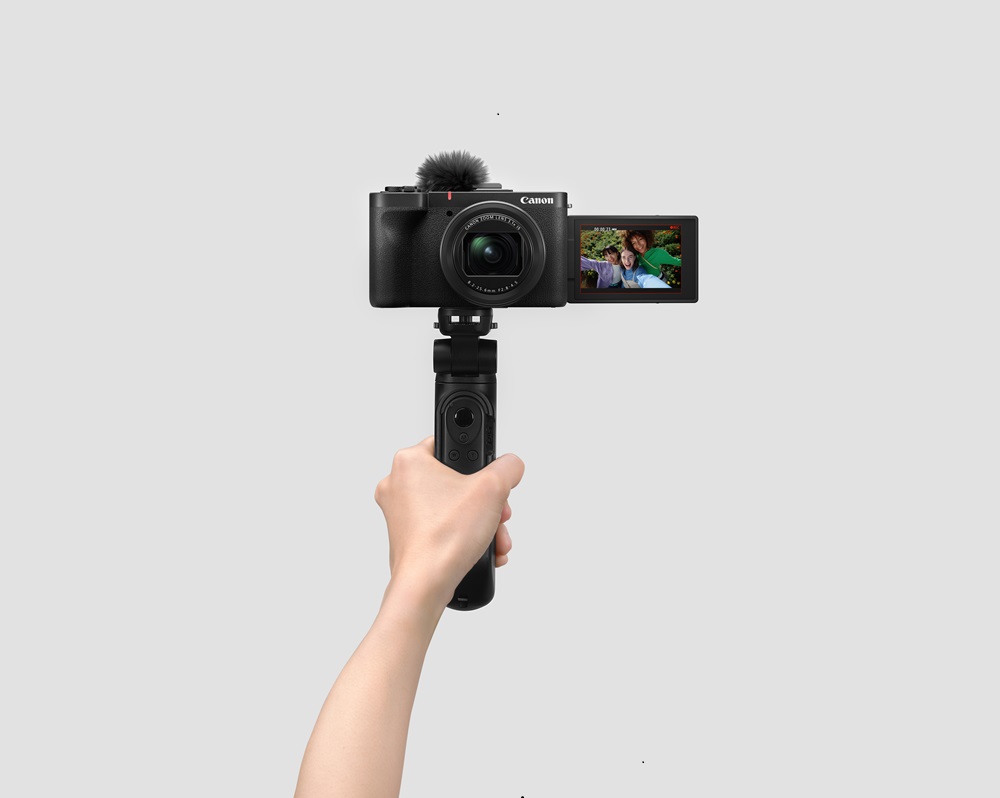 Canon ra mắt hai dòng máy ảnh EOS R50V và PowerShot V1 - chuyên cho quay phim, livestream, làm vlog - 03 K497 design vlogging