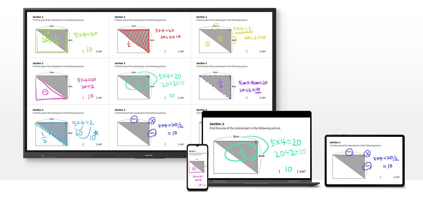 Bảng tương tác Android WAF series của Samsung giúp giáo dục trực quan và tăng tương tác hơn - 06 Powerful Screen Sharing