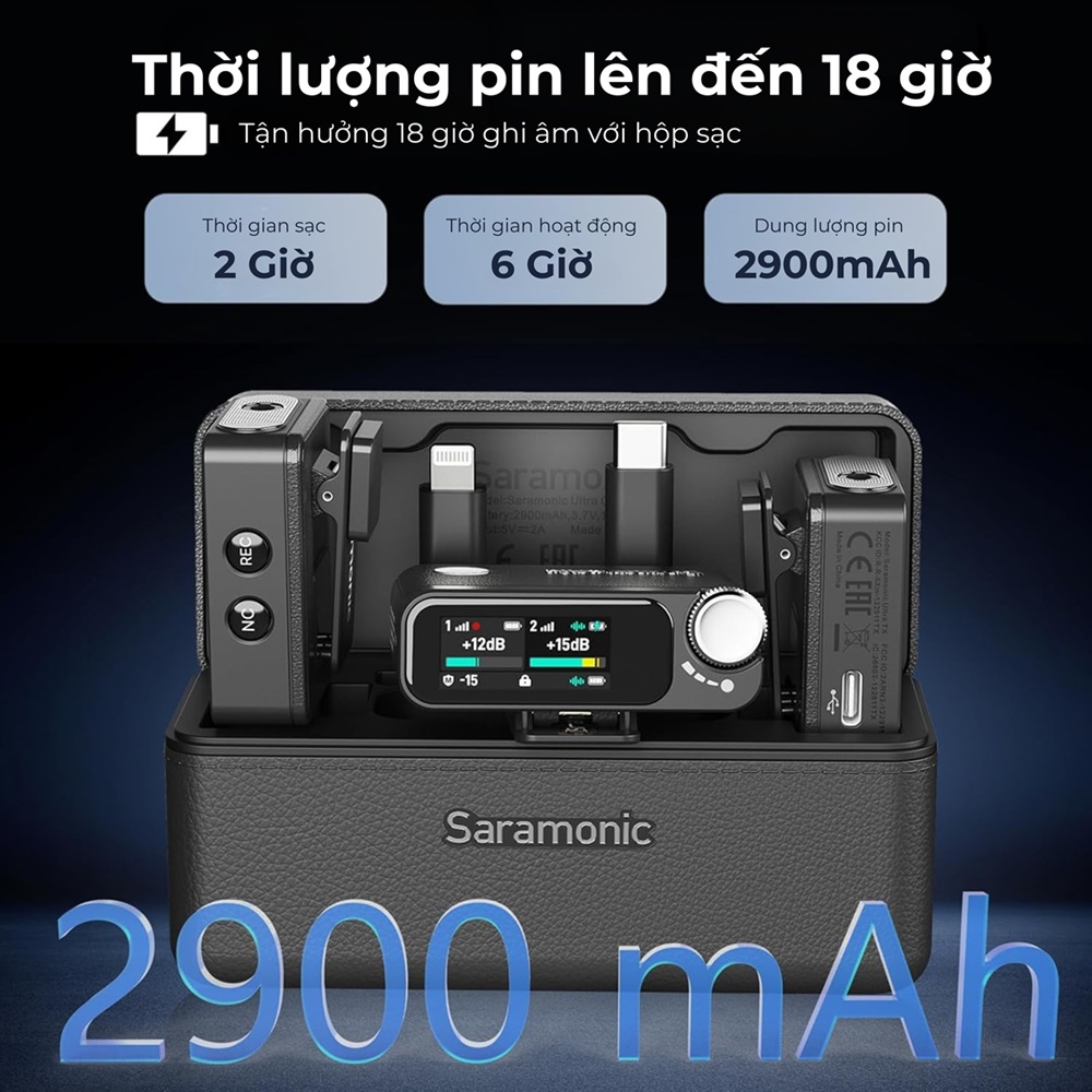 Khám phá Saramonic Ultra, giải pháp ghi âm chuyên nghiệp cho người sáng tạo nội dung, làm phim, sự kiện - Anh 3 8