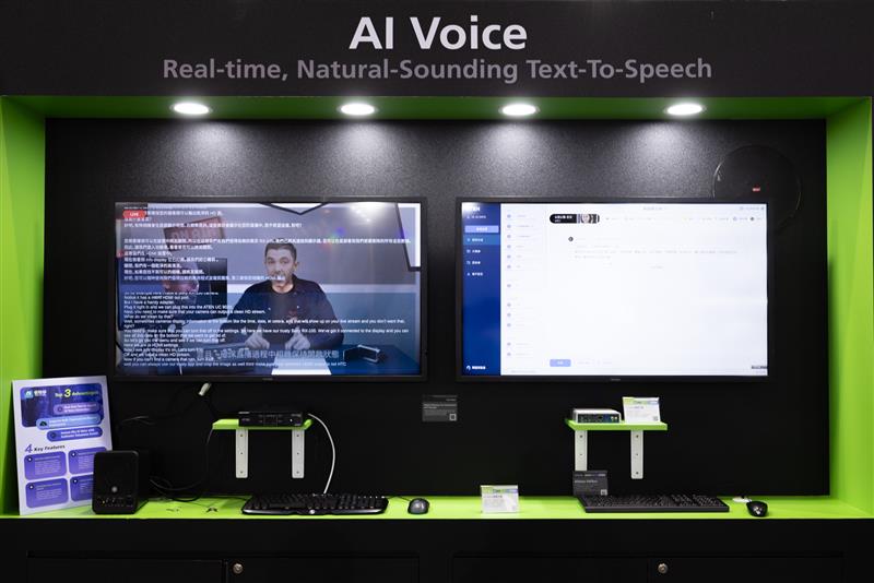 Trưng bày cùng các đối tác, ViewSonic làm nổi bật loạt giải pháp hiển thị thông minh ứng dụng AI tại Coputex 2025 - ATEN AI Voice CDE