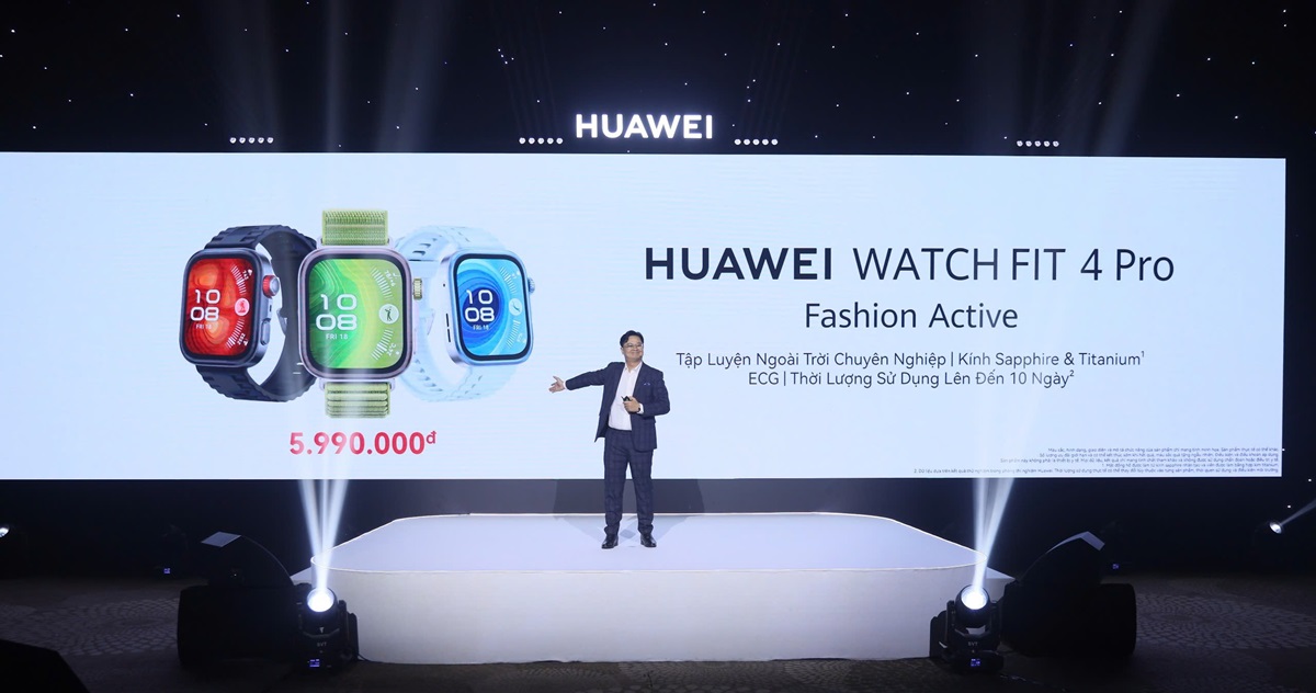 Ra mắt HUAWEI WATCH FIT 4 Series, mỏng nhẹ, luyện tập, theo dõi sức khỏe với loạt công nghệ đo chính xác, thông minh - Anh 2 15
