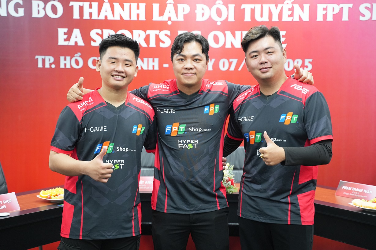 FPT Shop có đội tuyển eSports chuyên nghiệp riêng, thi đấu bộ môn EA SPORTS FC Online - FPT Shop eSport FC Online 5