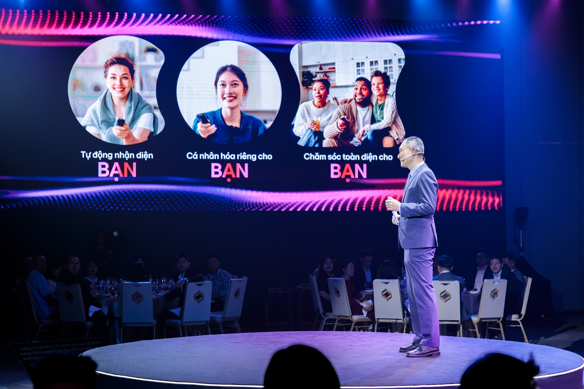 TV LG AI 2025, đẹp, thông minh, thấu hiểu, xứng có trong nhà - Ông Song Ihkwan Tổng Giám dốc Kinh doanh và Marketing phát biểu khai mạc sự kiện 5