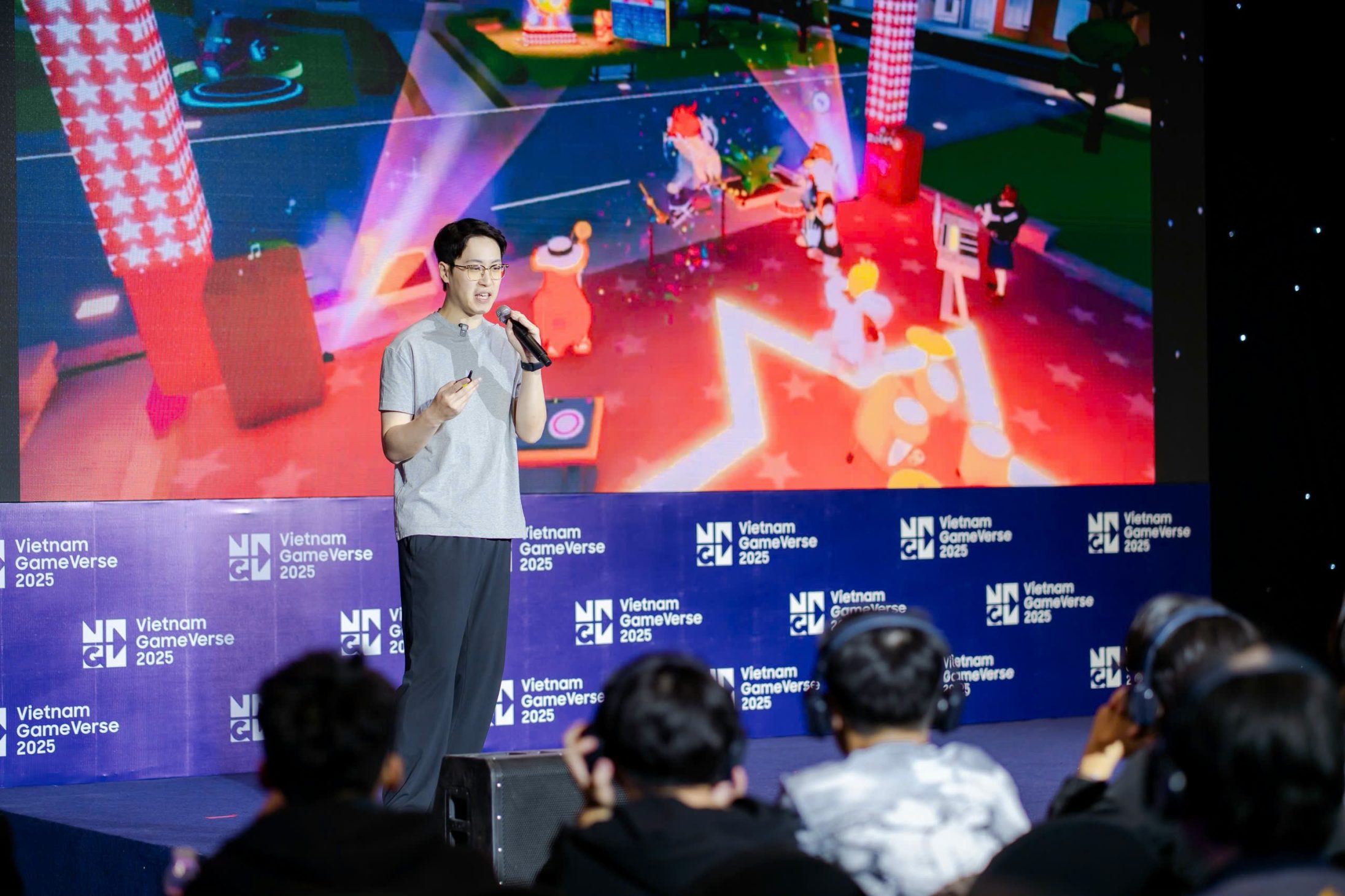 Vietnam GameVerse 2025, với yêu thích và khát vọng, công nghiệp game Việt không dừng ở tiềm năng - ong Gong Chen Quan ly Phat trien giai phap tren Roblox