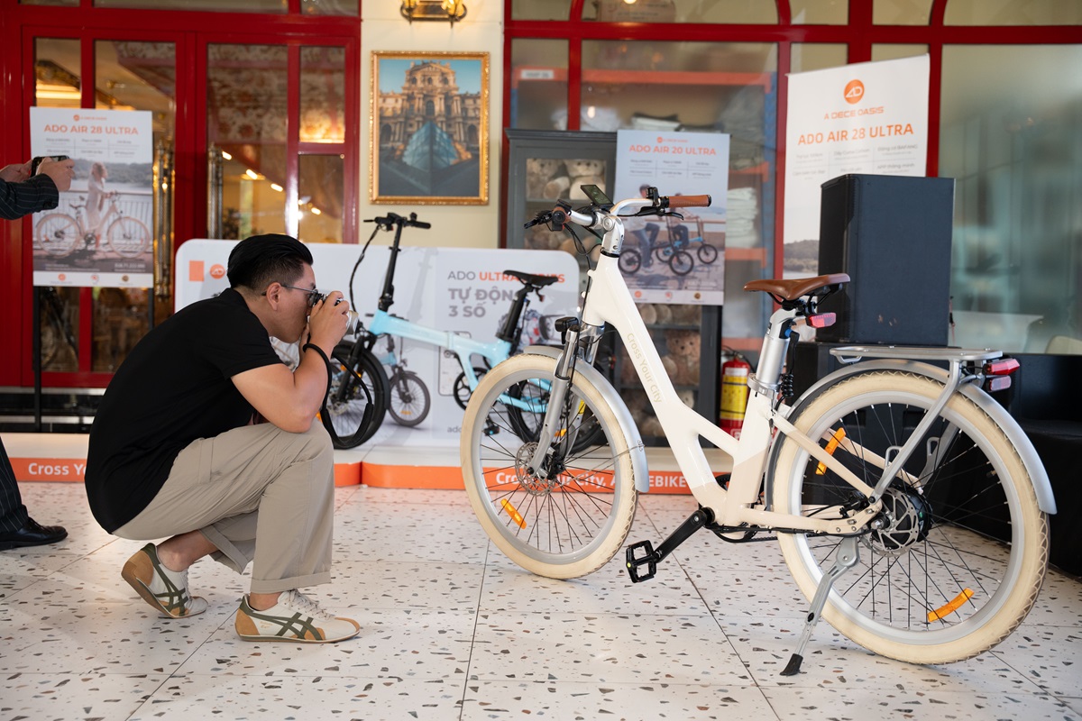 ADO EBIKE ra mắt xe đạp điện A20 Ultra và A28 Ultra, tích hợp hộp số tự động 3 cấp đầu tiên thế giới - VIN02279