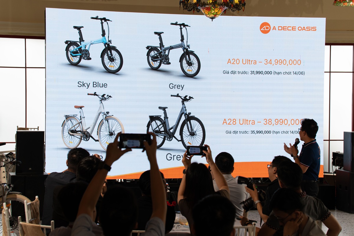 ADO EBIKE ra mắt xe đạp điện A20 Ultra và A28 Ultra, tích hợp hộp số tự động 3 cấp đầu tiên thế giới - VIN02743