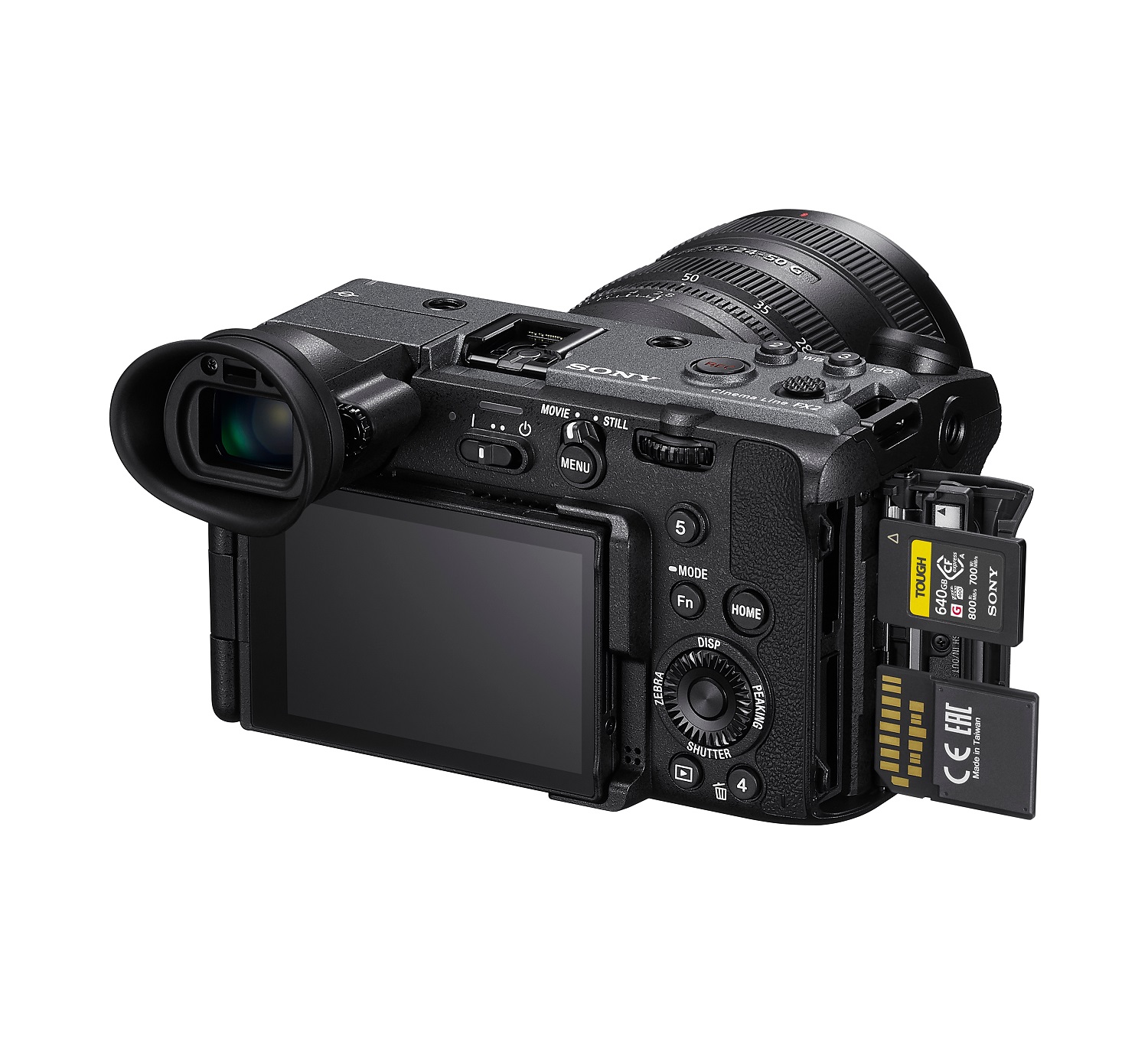 Cinema Line FX2, máy quay nhỏ và mạnh của Sony, quá hợp với nhà làm phim độc lập - CX96900 card Slot 02 Large