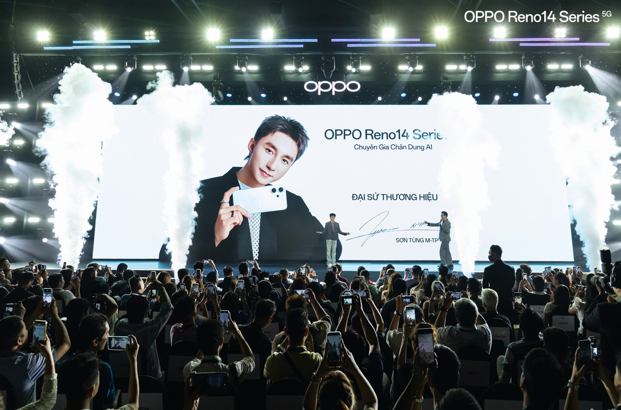OPPO Reno14 5G: Chuyên gia chân dung AI, tinh tế, mạnh mẽ và thông minh đáng kinh ngạc - KIM0027