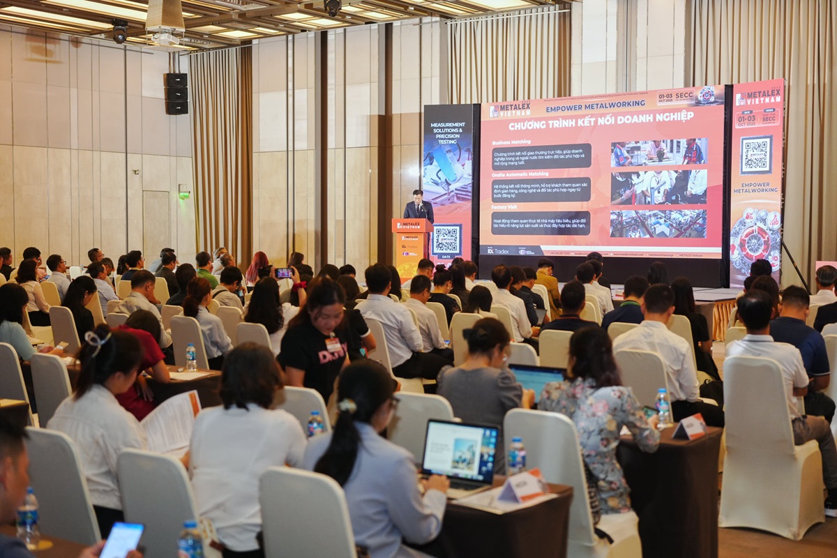 METALEX Vietnam 2025: Đồng hành cùng ngành cơ khí và chế tạo thích ứng bối cảnh cạnh tranh mới - Su kien thu hut hang tram doanh nghiep RX Tradex M Talks