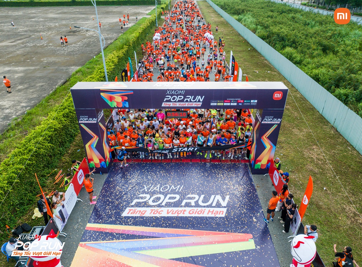 Tại giải chạy Xiaomi POP Run 2025, Xiaomi công bố thiết bị đeo lập kỷ lục bán ra - Xiaomi POP Run 2025