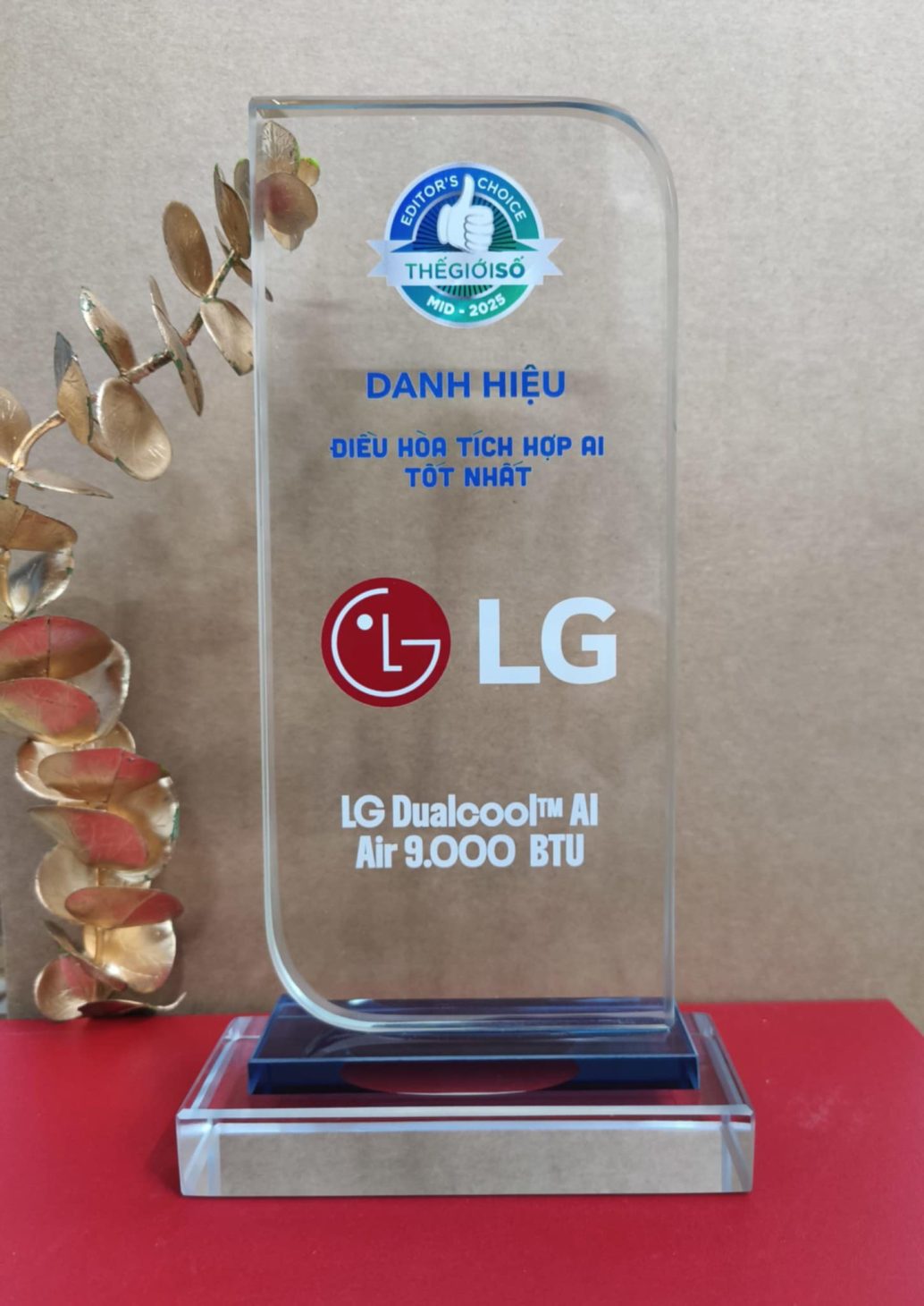 Giải Editor’s Choice Awards Mid 2025: LG DUALCOOL Inverter AI Air 9.000 BTU - Điều hòa tích hợp AI tốt nhất - dda60590 8ef5 47d8 a9c0 0b489d37f867