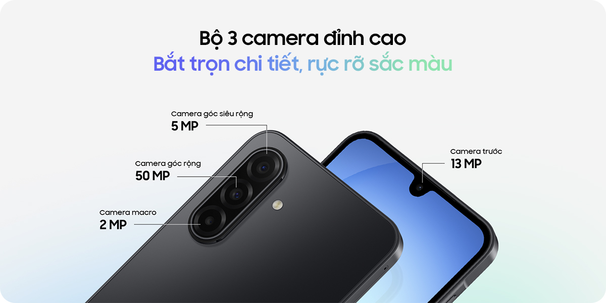 Samsung Galaxy A17 và A07 mới – smartphone chuẩn AI với mức giá rất dễ chịu - Galaxy A17 5G moi mang lai bo 3 camera dinh cao