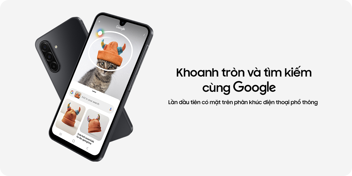 Samsung Galaxy A17 và A07 mới – smartphone chuẩn AI với mức giá rất dễ chịu - Tinh nang AI cao cap Circle to Search lan dau tien duoc trang bi tren phan khuc dien thoai pho thong