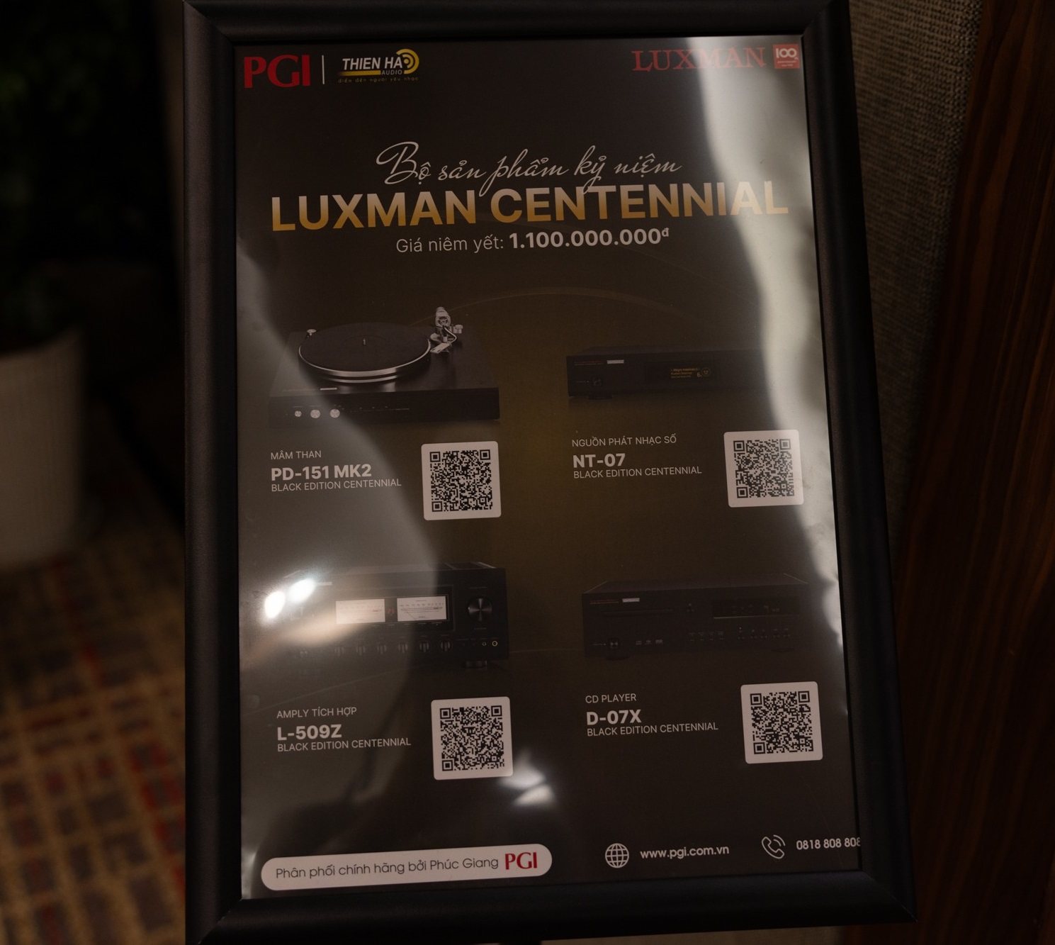 Bộ sản phẩm giới hạn kết tinh 100 năm chế tác sản phẩm âm thanh của LUXMAN xuất hiện tại Việt Nam - 546541688 122194523606293817 746254577861102155 n