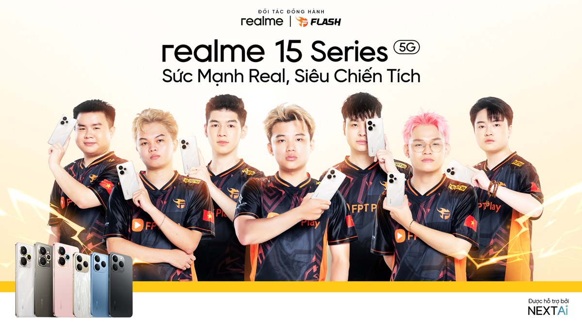 realme 15 Series trình làng với bộ ba AI camera 50MP, pin khủng 7.000mAh và loạt tính năng AI "phù phép" - KV realme