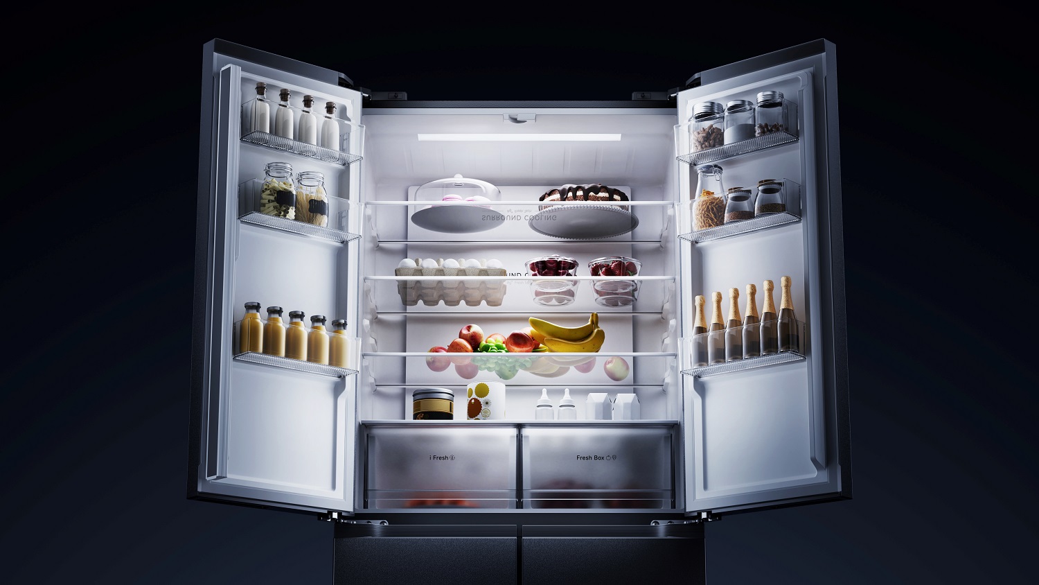 Hệ sinh thái gia dụng Mijia giá tốt, đẹp và hiệu năng cao được Xiaomi ra mắt tại Việt Nam - Mijia Refrigerator Cross Door 510L Fresh space