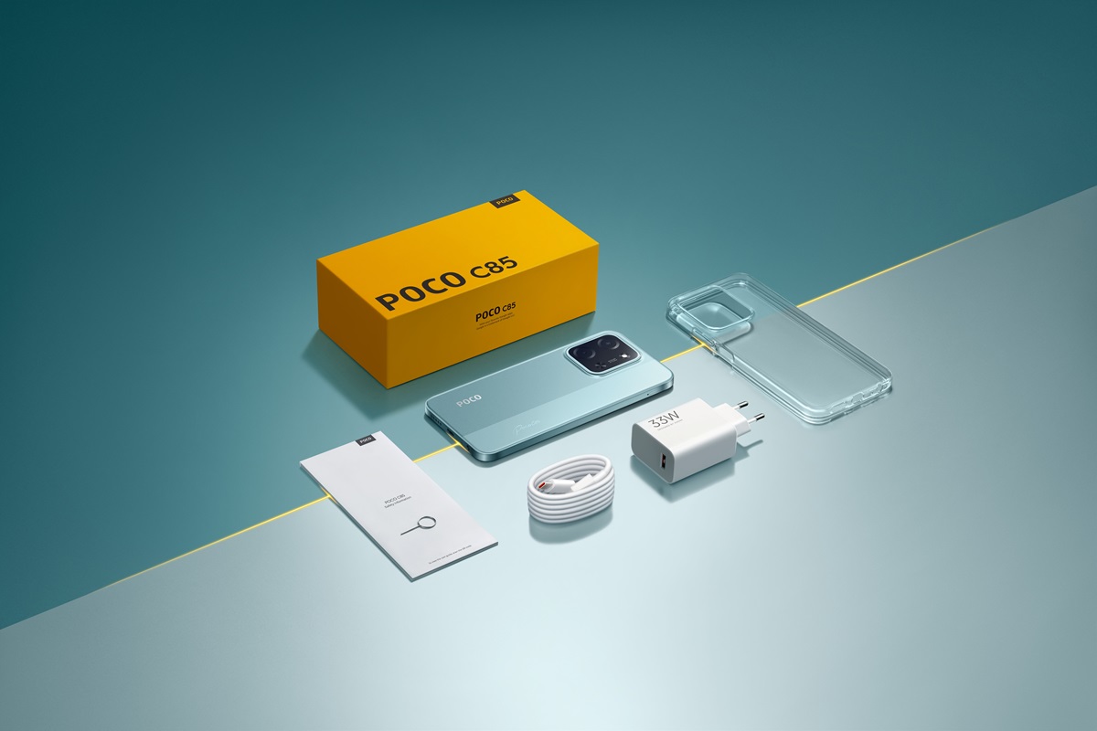 Điện thoại POCO C85 màn hình rộng, pin bền dành cho HS-SV, ra mắt đúng dịp săn sale 9/9 - POCO C85 Unboxing With Charger