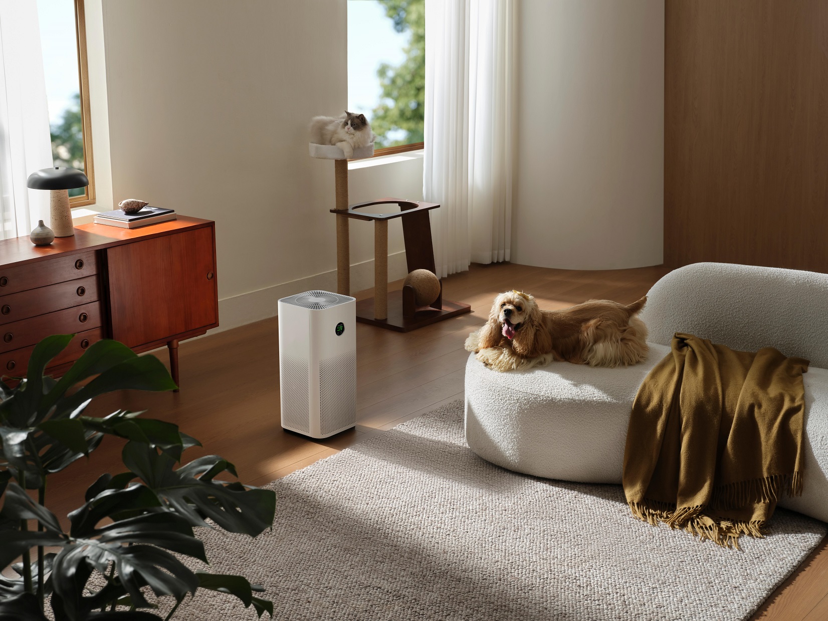 Hệ sinh thái gia dụng Mijia giá tốt, đẹp và hiệu năng cao được Xiaomi ra mắt tại Việt Nam - Xiaomi Smart Air Purifier 6 green fresh air breath