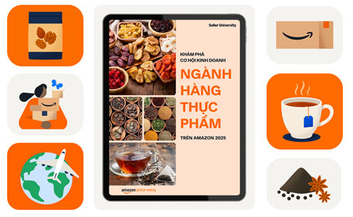 Cẩm nang khai thác tiềm năng ngành hàng Thực phẩm trên Amazon, doanh nghiệp Việt dễ tìm lối xuất khẩu - amazon tra