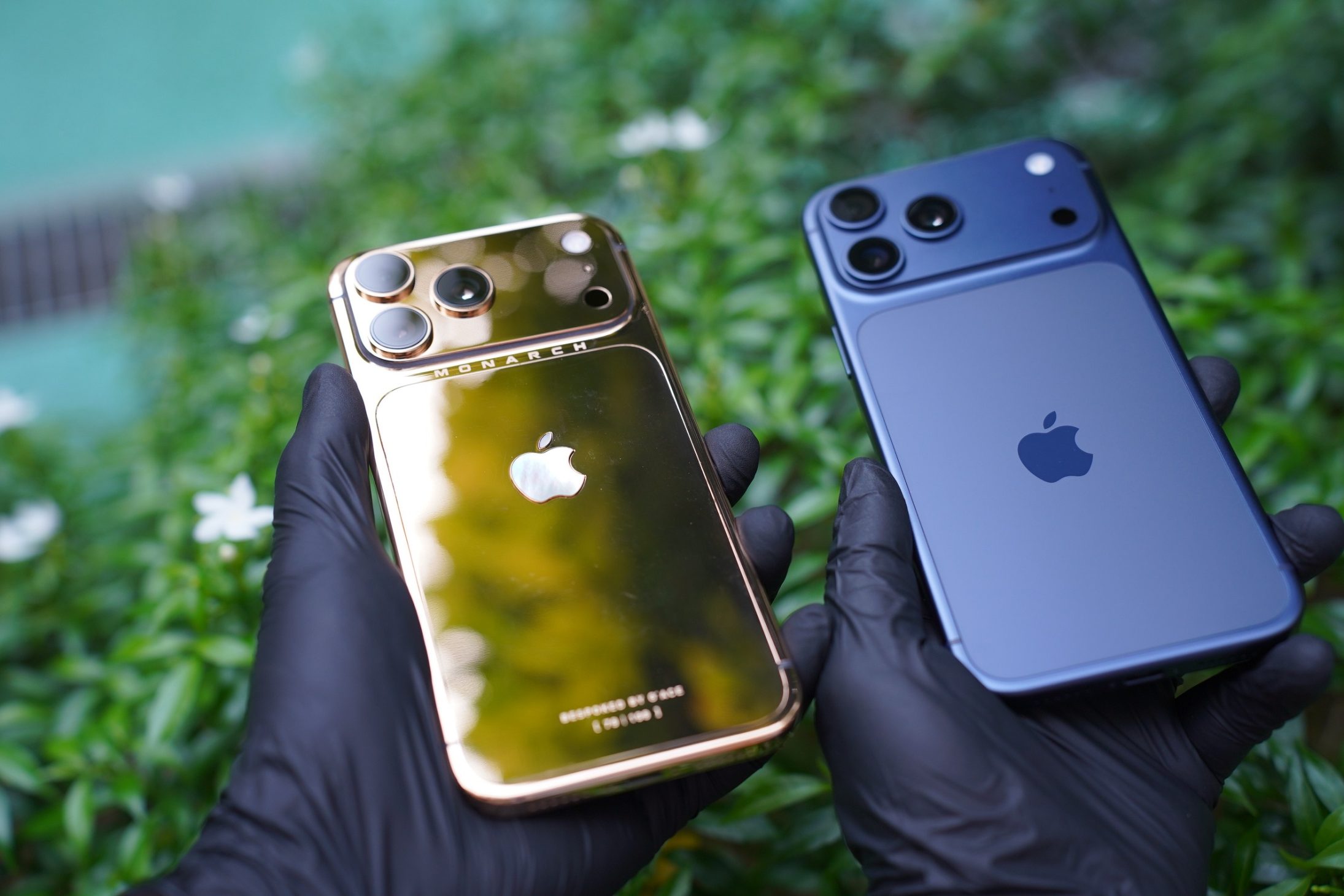 iPhone 17 Pro Max “MONARCH” mạ vàng đầu tiên thế giớiđã thành sau 33 giờ chế tác - iphone 17 pro max monarch ma vang 05