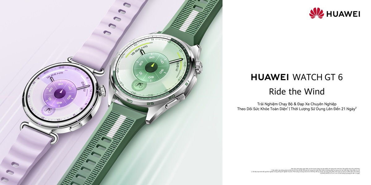 HUAWEI WATCH GT 6 Series: Thiết kế càng mê, nghe gọi qua Facebook, Zalo, chuyển tiền MoMo, chăm sóc sức khỏe toàn diện - GT6 Main KV Horizontal