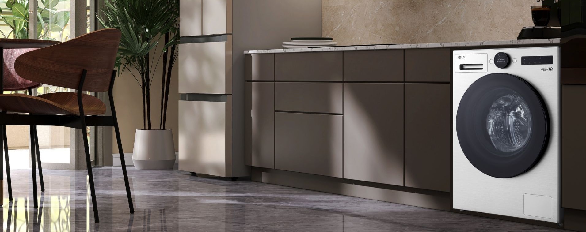 Bộ giải pháp giặt sấy LG 2026 lột xác về thiết kế lẫn công nghệ, giảm 60% vi nhựa, tiết kiệm 40% điện - Opt5