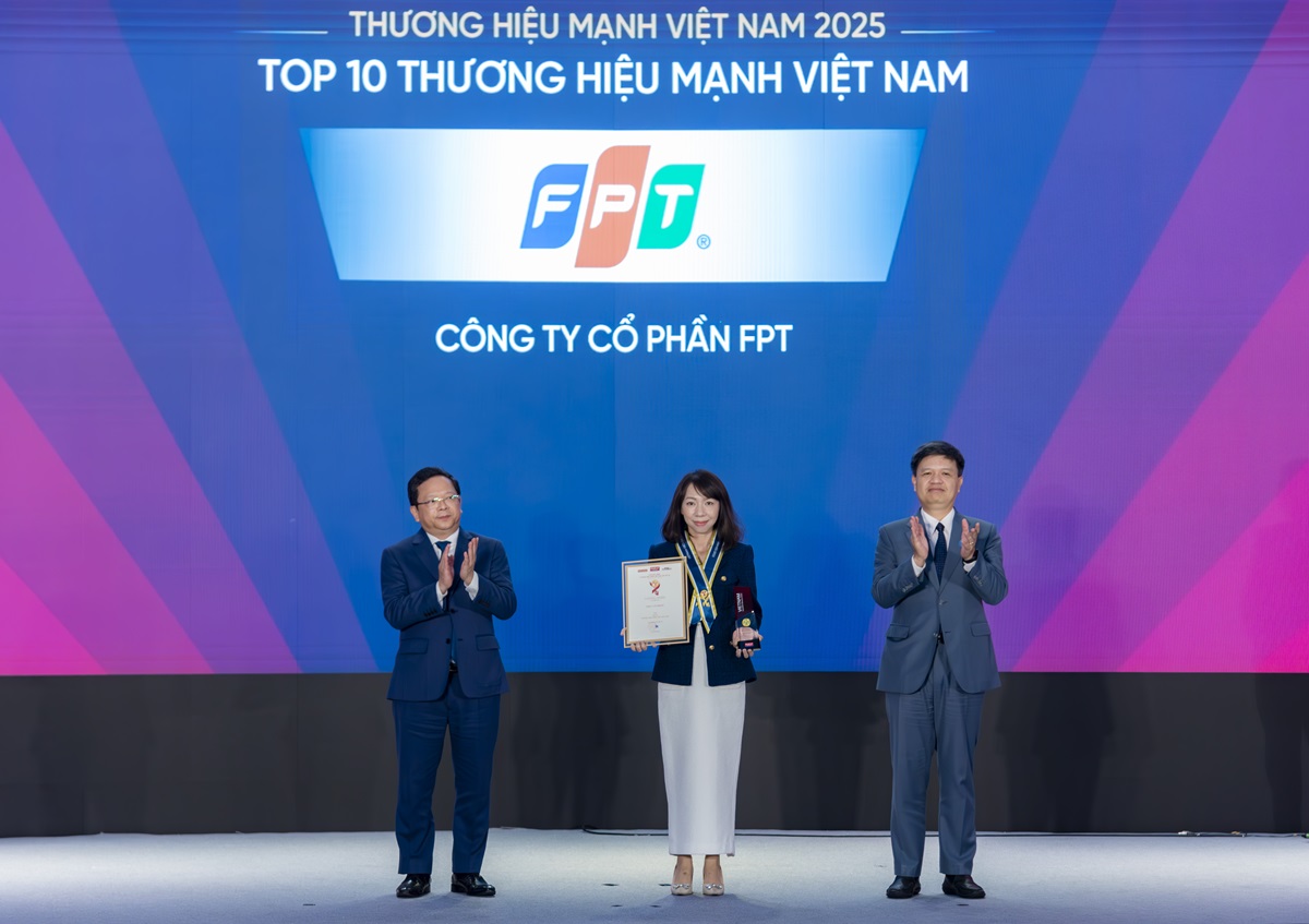 Công bố Top 10 thương hiệu mạnh Việt Nam - Top 10 thuong hieu manh Viet Nam tiep tuc diem danh FPT
