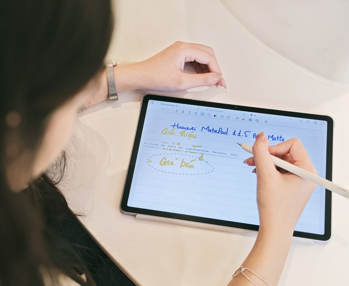 Huawei MatePad 11.5 PaperMatte mới: “Văn phòng di động” dưới 10 triệu đồng, gọn nhẹ, mượt mà 4 Huawei MatePad 11.5 PaperMatte mới: “Văn phòng di động” dưới 10 triệu đồng, gọn nhẹ, mượt mà - avfb