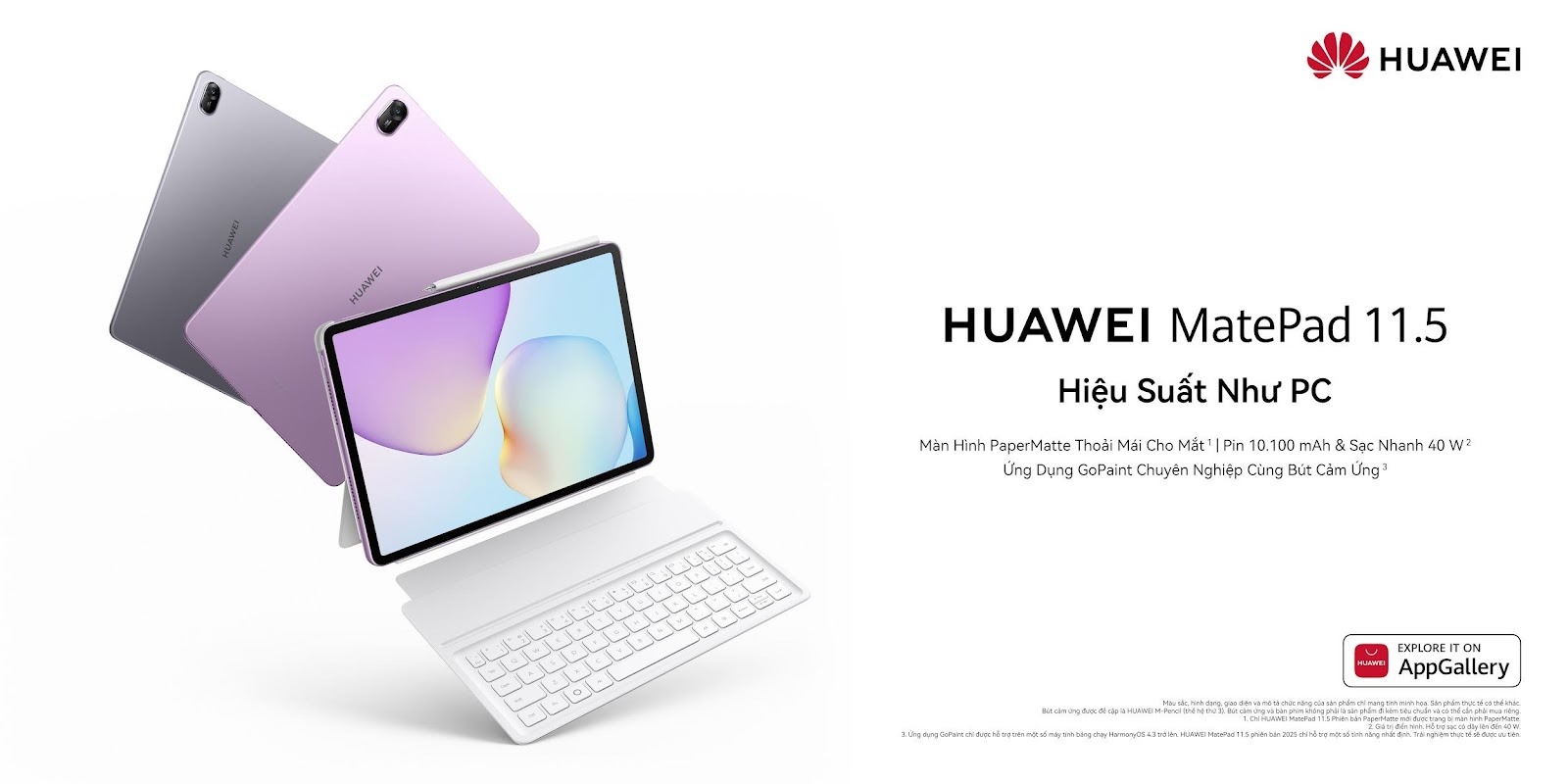 Ra mắt máy tính bảng Huawei MatePad 11.5 PaperMatte mạnh như PC, thoải mái học tập, làm việc mọi nơi 1 Ra mắt máy tính bảng Huawei MatePad 11.5 PaperMatte mạnh như PC, thoải mái học tập, làm việc mọi nơi - image 42