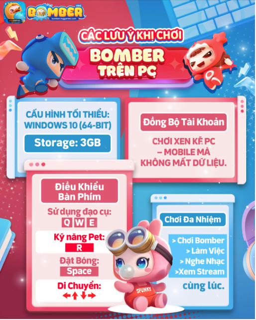 Bomber PC chính thức ra mắt, hoàng kim Boom Online trở lại, tặng skin FREE độc quyền - 02 3