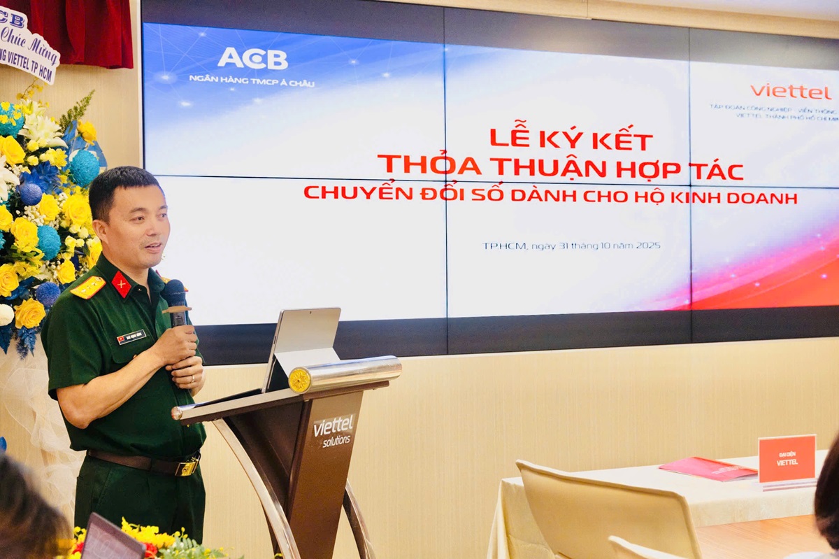 Viettel TP.HCM và ngân hàng ACB ký hợp tác chuyển đổi số cho doanh nghiệp và hộ kinh doanh - ANH 2 8