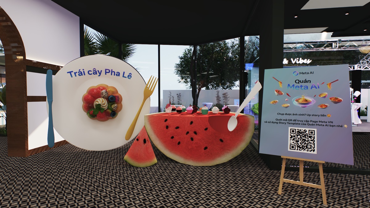 Khám phá không gian ẩm thực sáng tạo “Quán Meta AI” ở đời thực - sân chơi sáng tạo dành cho giới trẻ - BenTrong Camera 011