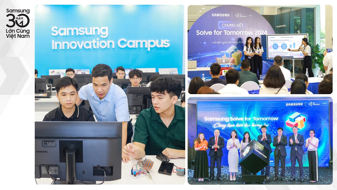 Samsung đánh dấu 30 năm hoạt động tại Việt Nam, hành trình cùng kiến tạo cuộc sống tốt đẹp - Samsung Vietnam 30 nam Hinh 4