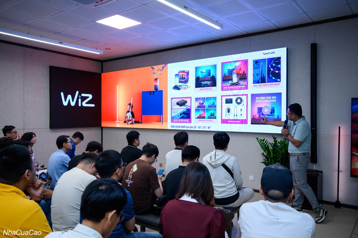 WiZ, biến ánh sáng thành không gian giải trí đậm chất chơi - tinhte khang offline den phillip wiz 6 31