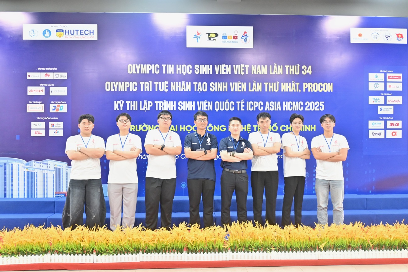 Sắp diễn ra cuộc thi: OLP’25, OlpAI’25, Procon và ICPC Asia HoChiMinh 2025 - nơi hội tụ các sinh viên CNTT-AI xuất sắc nhất - 595147020 1382652267086248 1444824718639171532 n