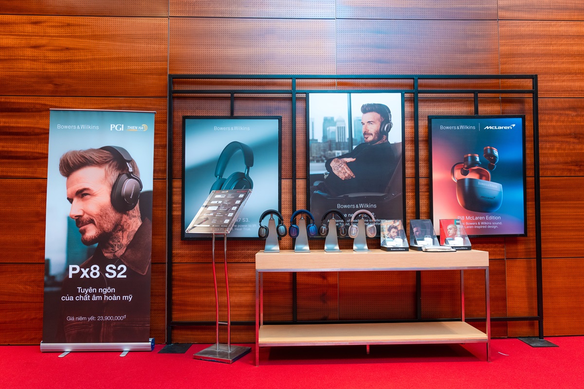 Phúc Giang trình diễn loạt thiết bị âm thanh tại AV Show 2025, thu hút khách thủ đô trải nghiệm 7 Phúc Giang trình diễn loạt thiết bị âm thanh tại AV Show 2025, thu hút khách thủ đô trải nghiệm - Bowers Wilkins voi cac dong tai nghe cao cap moi nhat